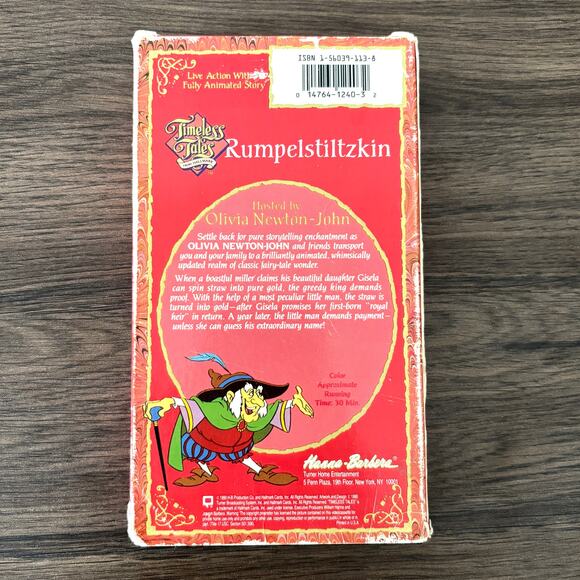 Rumpelstiltzkin Timeless Tales VHS Tape Hanna Barbera - Picture 3 of 4